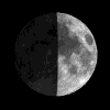 Lune dans le premier quartier